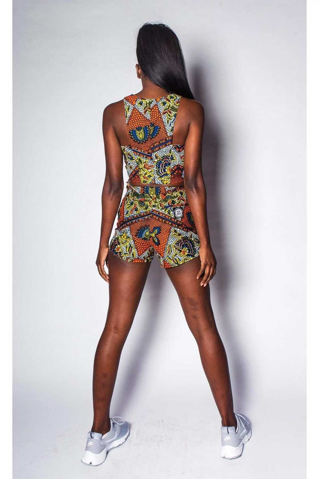 Bum shorts and crop top Bum shorts and crop top