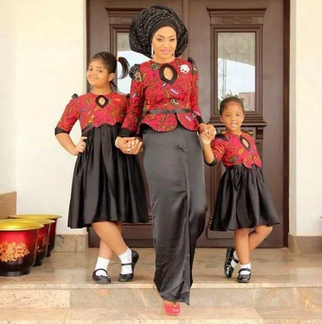 Mum and daughter ankara style best sale