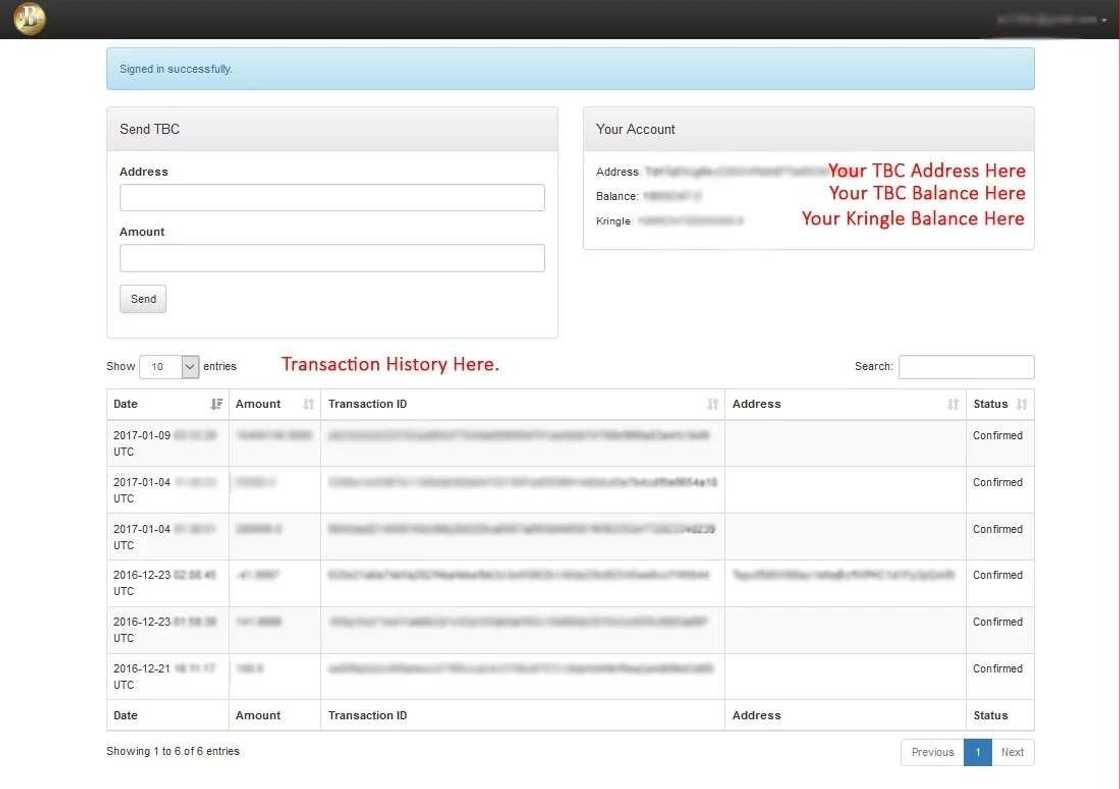 tbc wallet tbc wallet