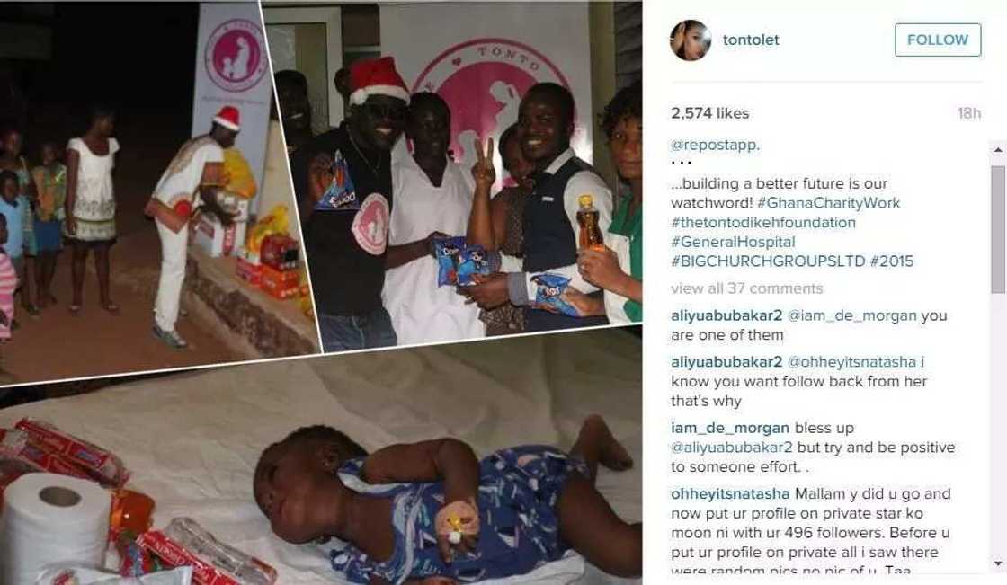 Tonto Dike's Foundation Reaches Out To Less-Privileged (PHOTOS)