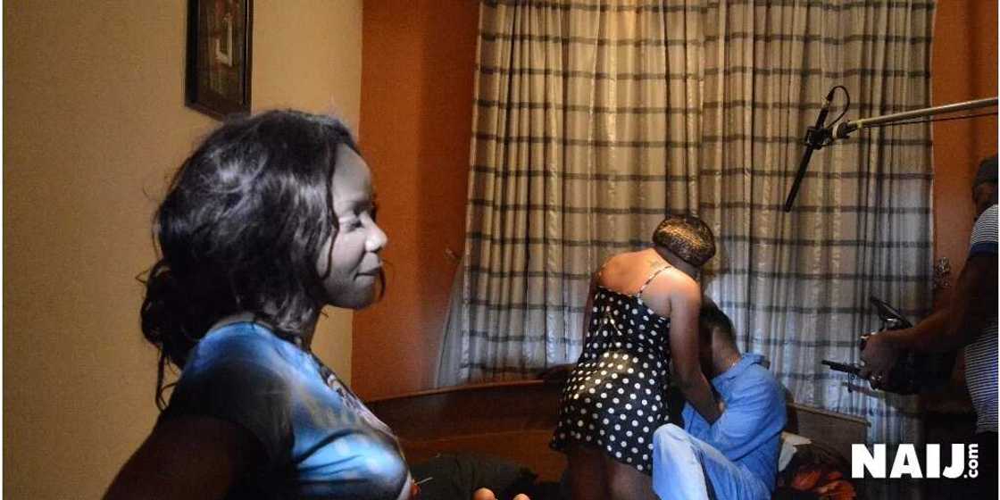 Legit.ng's Exclusive Peek At BTS Of Iyabo Ojo's Astray (Isina) Legit.ng's Exclusive Peek At BTS Of Iyabo Ojo's Astray (Isina)