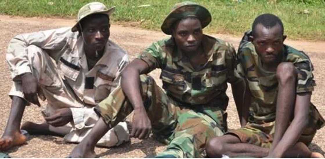 Jimoh Adesoye, Azeez Olaide and Ibrahim Lawal. Photo source: OluFamous Jimoh Adesoye, Azeez Olaide and Ibrahim Lawal. Photo source: OluFamous