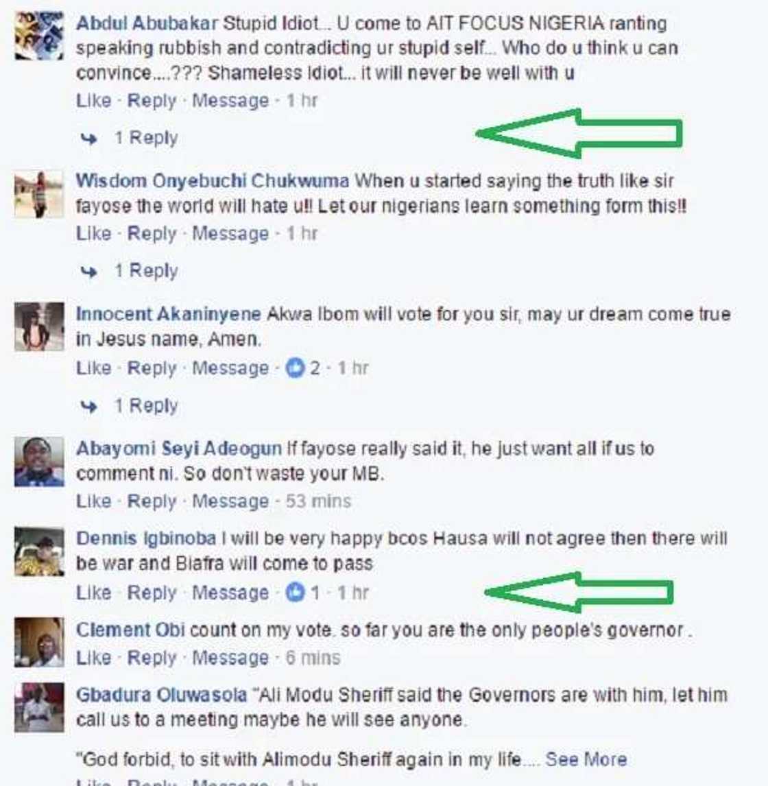 Fayose's aspirations to be the president of Nigeria sparks heated debate Fayose's aspirations to be the president of Nigeria sparks heated debate