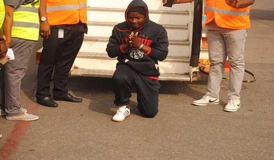 Nigerians deported from Libya arrive Lagos airport Nigerians deported from Libya arrive Lagos airport