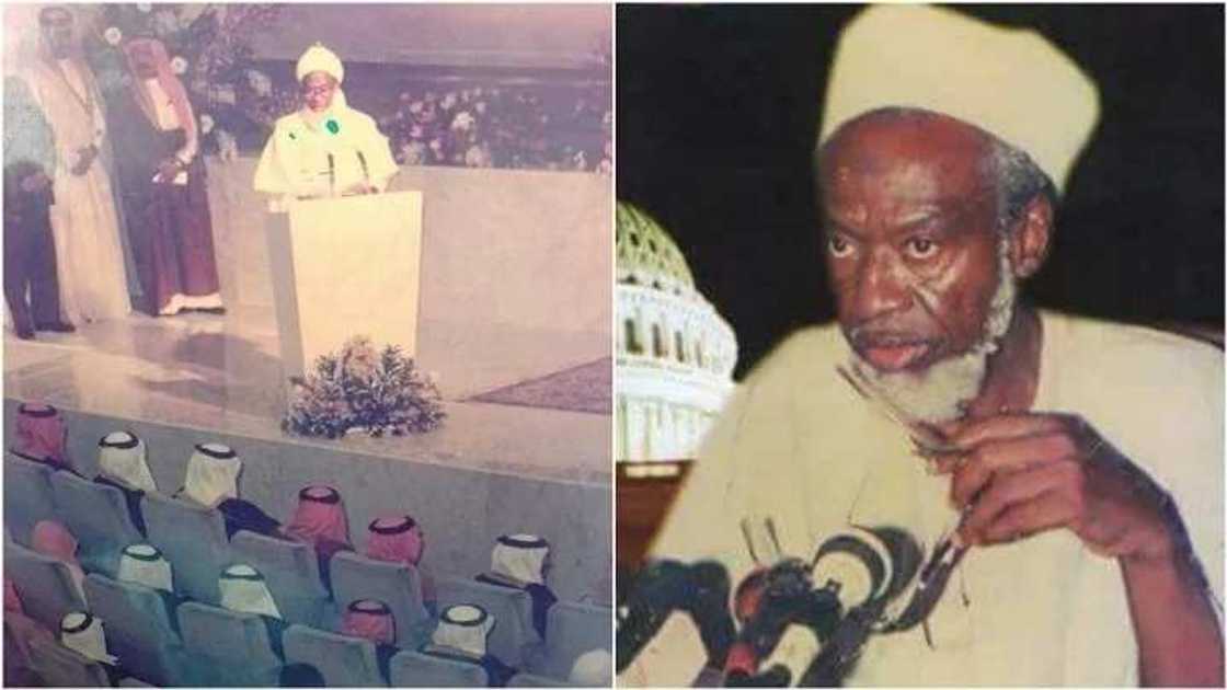 Wasu hotunan fitaccen malamin addinin Musulunci, Sheikh Abubakar Gumi a zamanin rayuwarsa