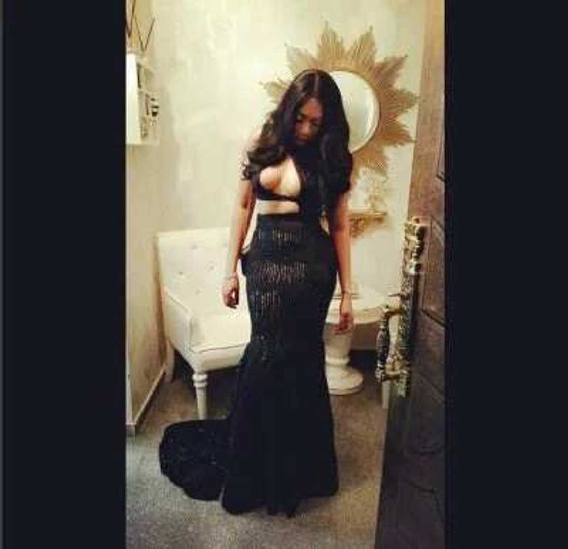 Rukky Sanda Exposes Bosom As She Premiere's Movie "Dark"