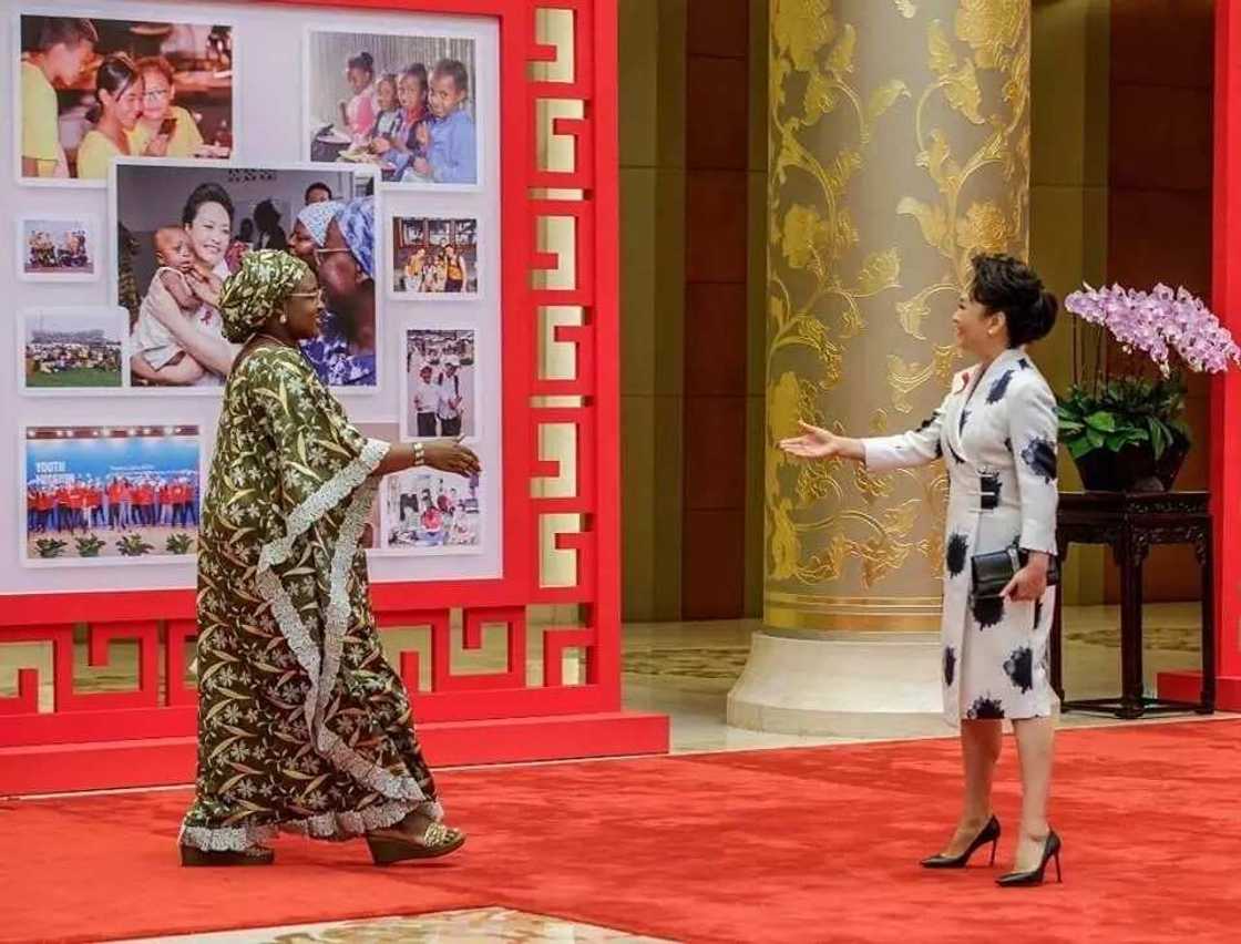 Aisha Buhari ta halarci taron hana yaduwar cutar kanjamau a kasar China (hotuna) Aisha Buhari ta halarci taron hana yaduwar cutar kanjamau a kasar China (hotuna)