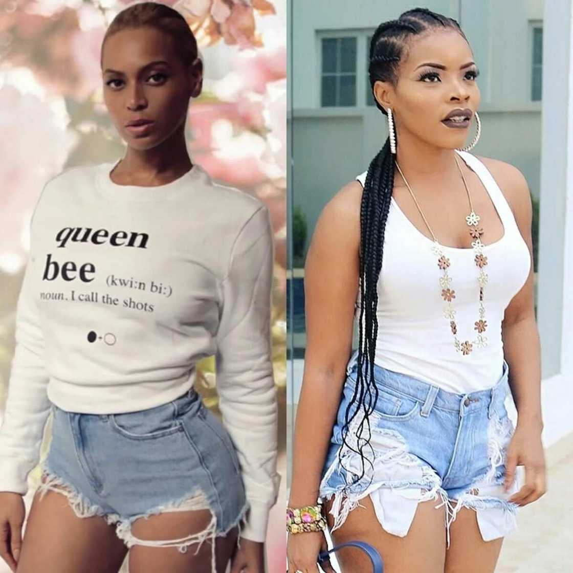 Denim bum shorts Denim bum shorts