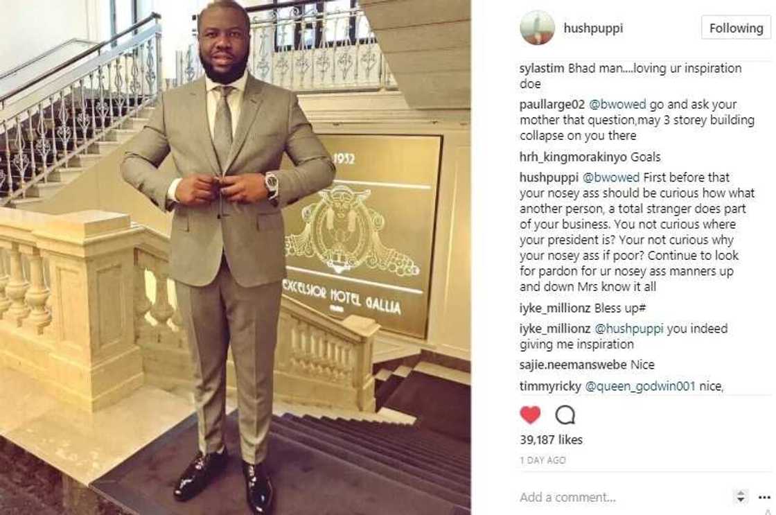 Young lady gets the insult of her life after asking Hushpuppi what he does for a living (photo) Young lady gets the insult of her life after asking Hushpuppi what he does for a living (photo)