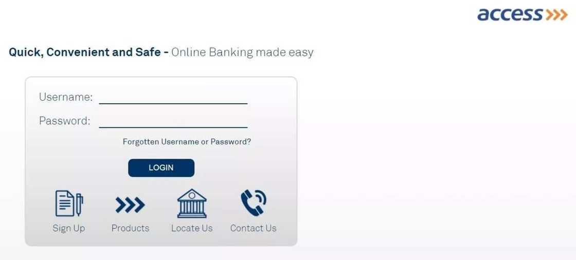 Access Bank online account balance check login Access Bank online account balance check login