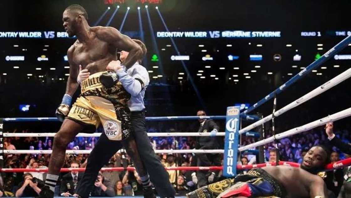 Anthony Joshua warns Deontay Wilder any fight will be ‘on my terms’