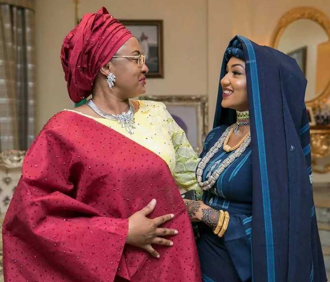 Sakon ranar haihuwa mai taba zuciya da Zahra Buhari ta aika ma Aisha Buhari Sakon ranar haihuwa mai taba zuciya da Zahra Buhari ta aika ma Aisha Buhari