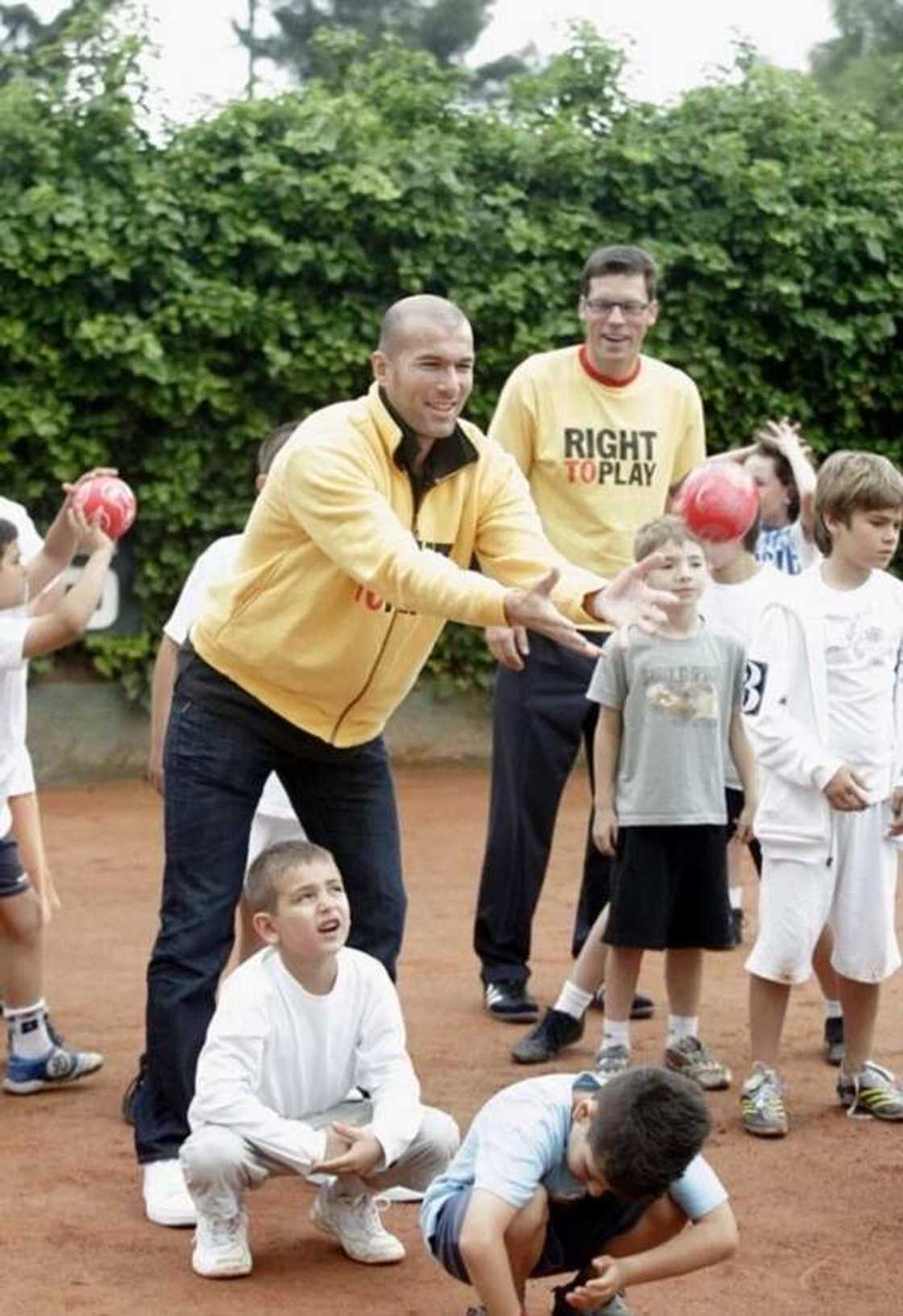 Zinedine Zidane and children Zinedine Zidane and children