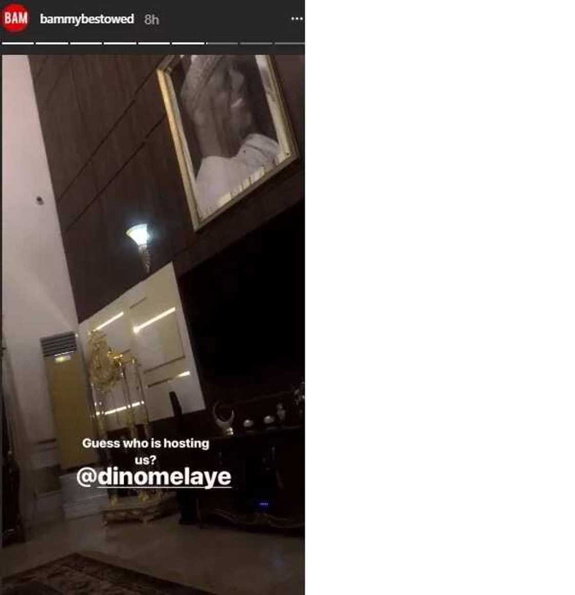 Dino Melaye hosts BBNaija's Bambam and Teddy A in Abuja Dino Melaye hosts BBNaija's Bambam and Teddy A in Abuja