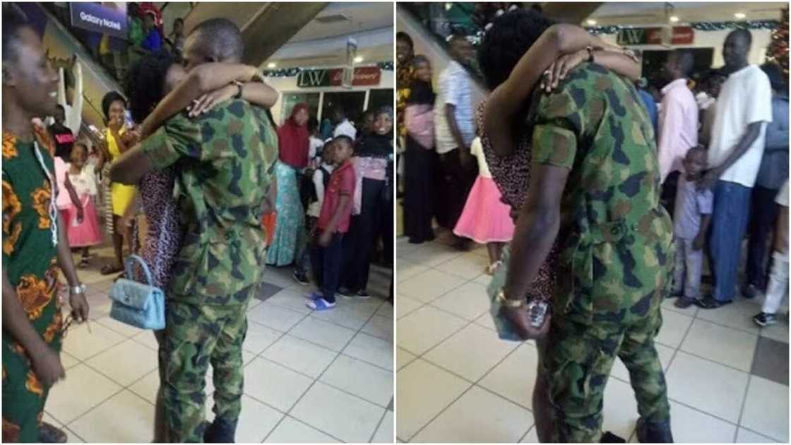 Nigerian soldier proposes Nigerian soldier proposes