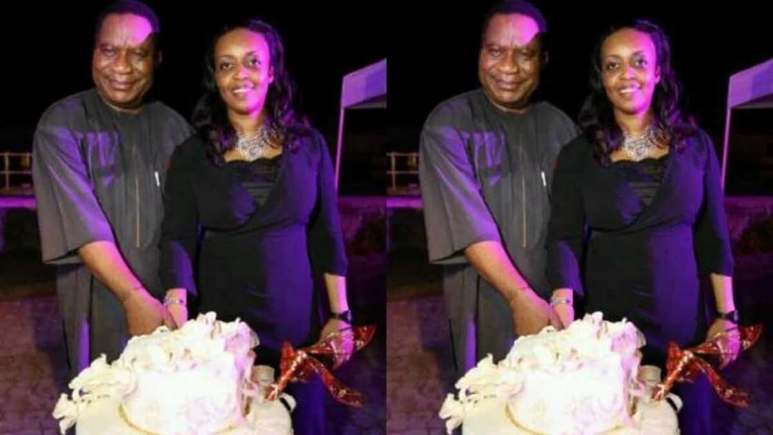 Diezani Alison Madueke and her husband