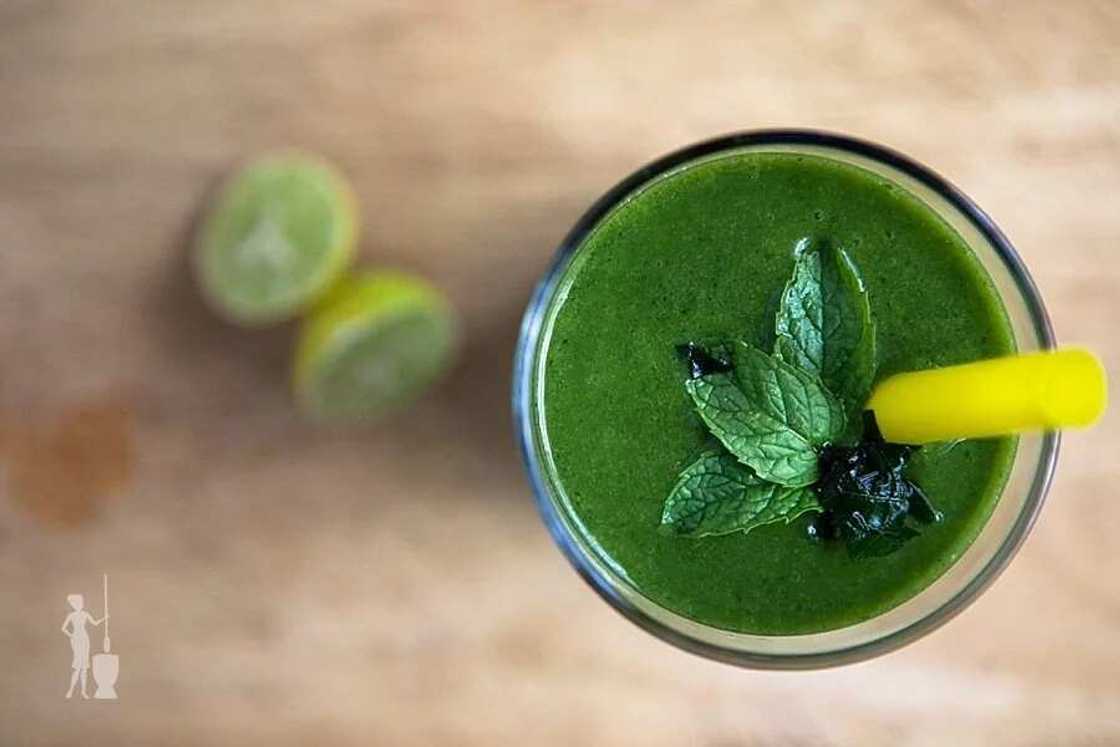 Pumpkin leaf smoothie Pumpkin leaf smoothie