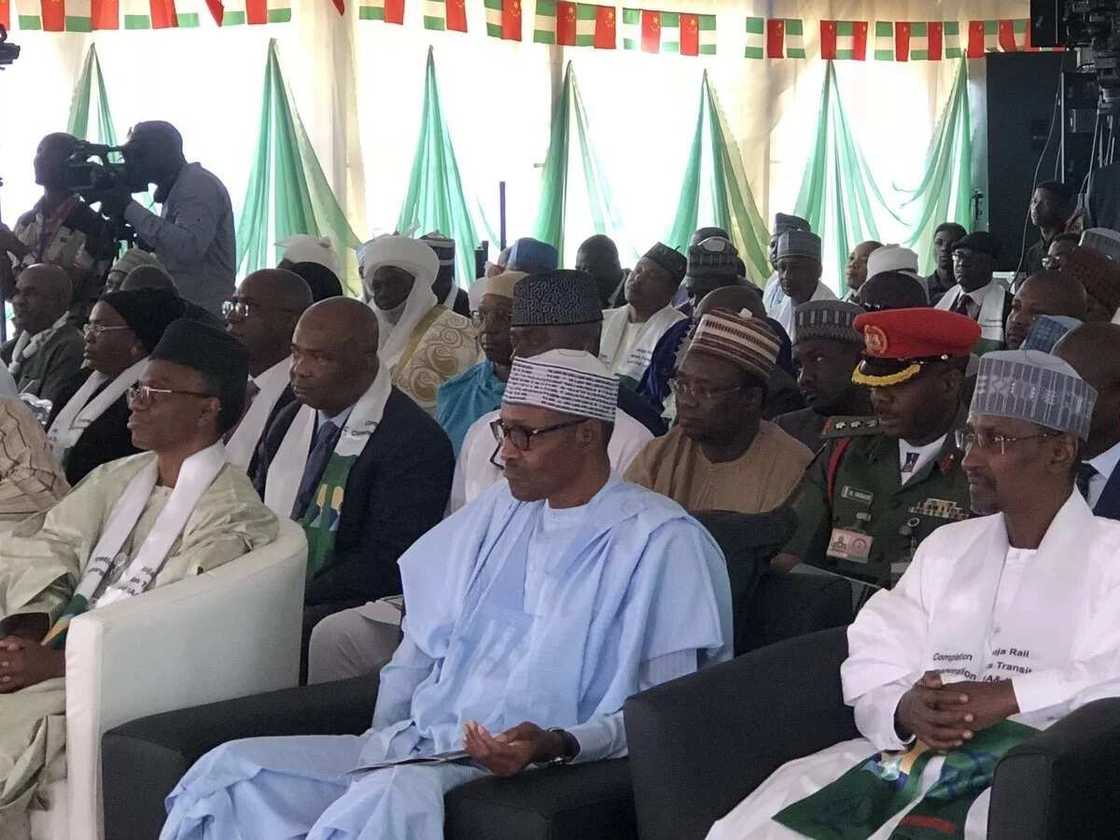 Breaking: President Buhari set to commission Abuja light railway project (photos) Breaking: President Buhari set to commission Abuja light railway project (photos)