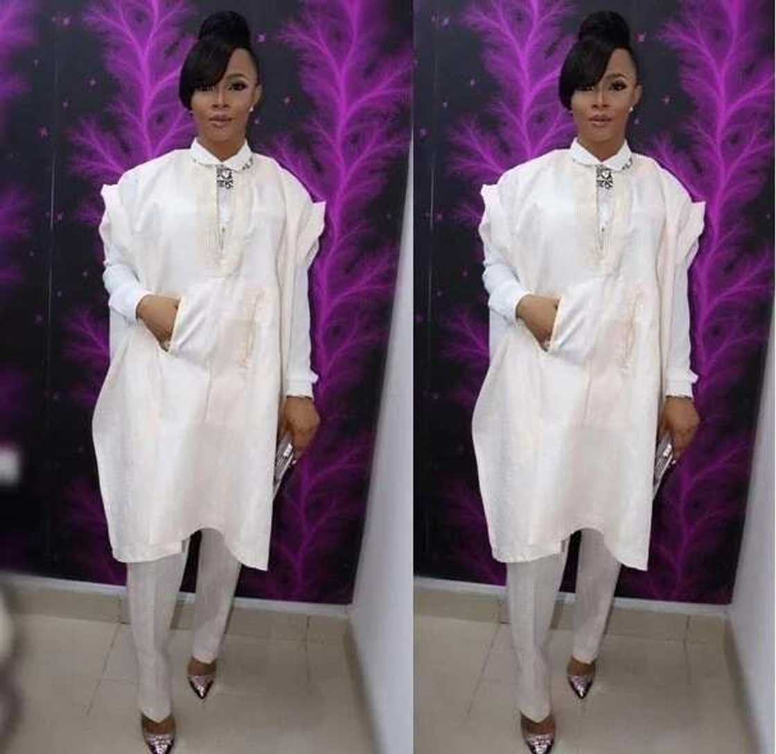 White agbada styles for ladies to rock in 2018 White agbada styles for ladies to rock in 2018