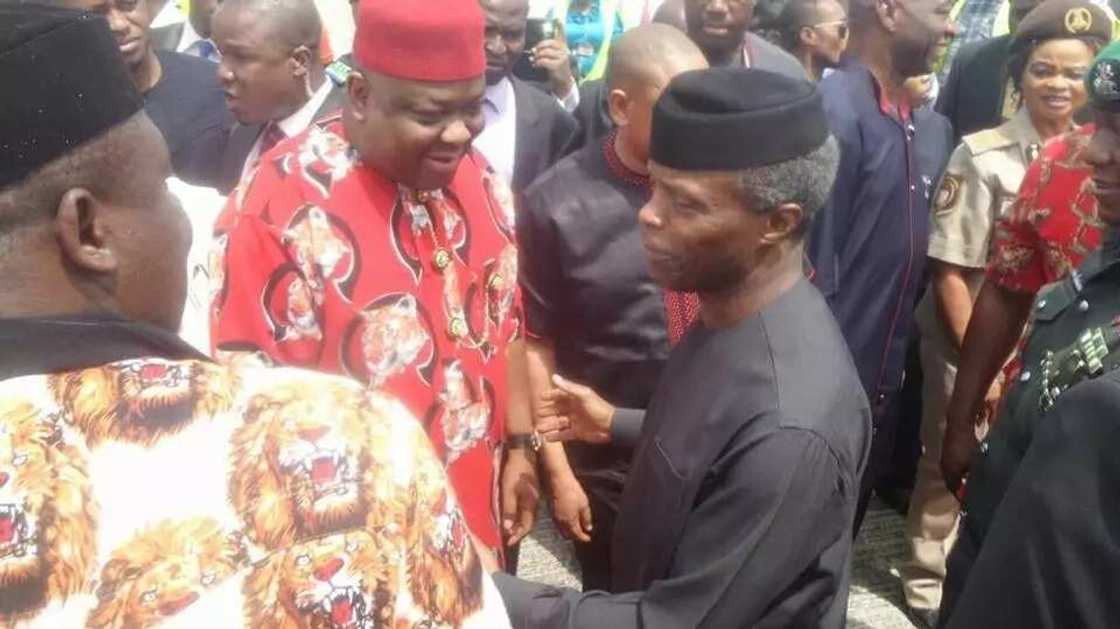 Osinbajo storms Imo state Osinbajo storms Imo state