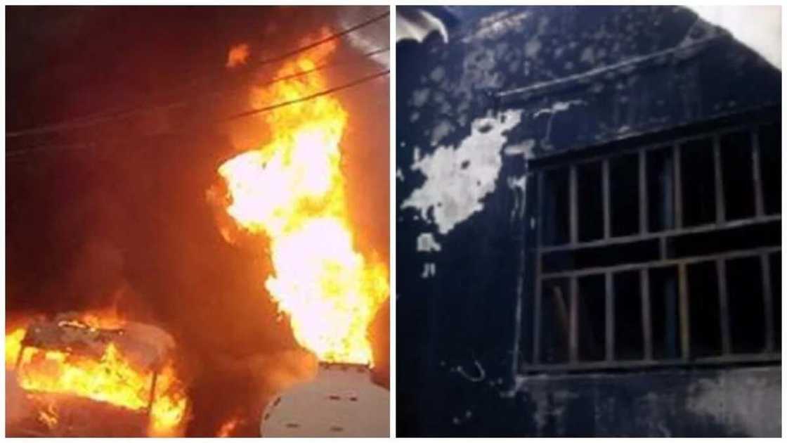 Amarya ta sanya ma kanta da mijinta wuta a jihar Kano (HOTUNA) Amarya ta sanya ma kanta da mijinta wuta a jihar Kano (HOTUNA)