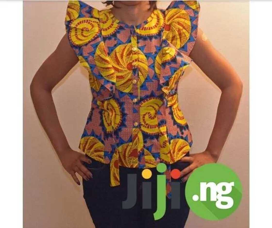 The most beautiful ankara tops you will dream of The most beautiful ankara tops you will dream of