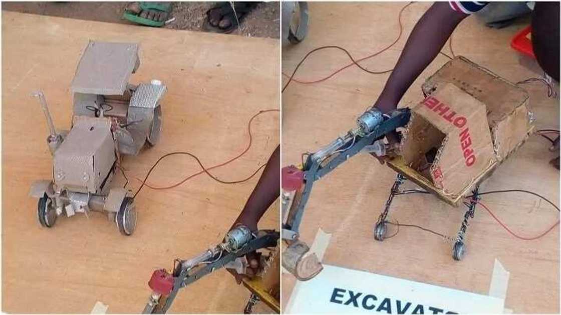 Wani Yaro mai shekaru 11 ya baje kolin basirarsa ne ƙere-ƙere a jihar Kebbi (Hotuna) Wani Yaro mai shekaru 11 ya baje kolin basirarsa ne ƙere-ƙere a jihar Kebbi (Hotuna)