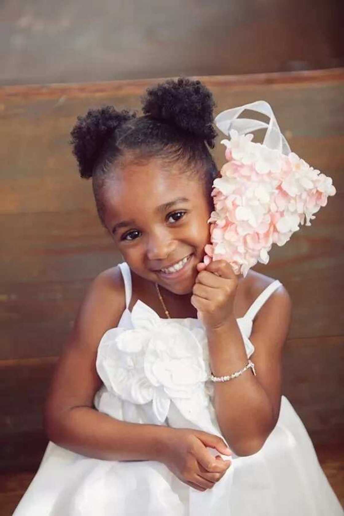 Little bride hairstyle for short hair Little bride hairstyle for short hair