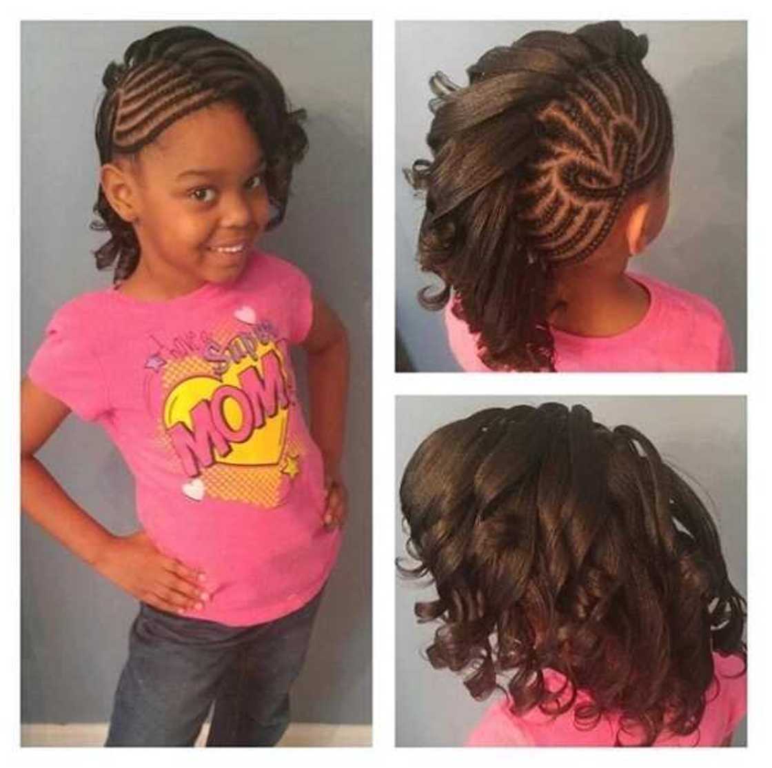 Curls and cornrows Curls and cornrows