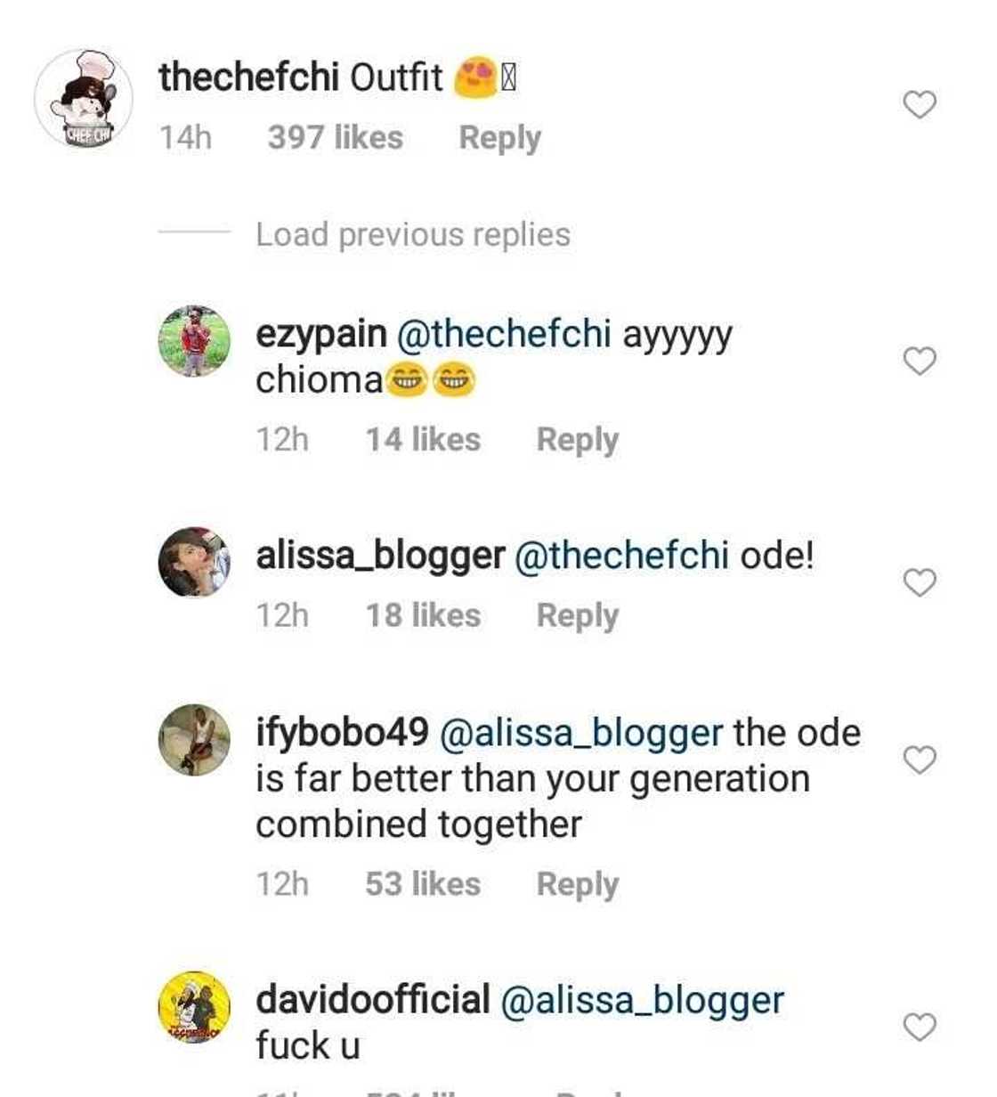 Davido defends his girlfriend Chioma Avril from a troll Davido defends his girlfriend Chioma Avril from a troll