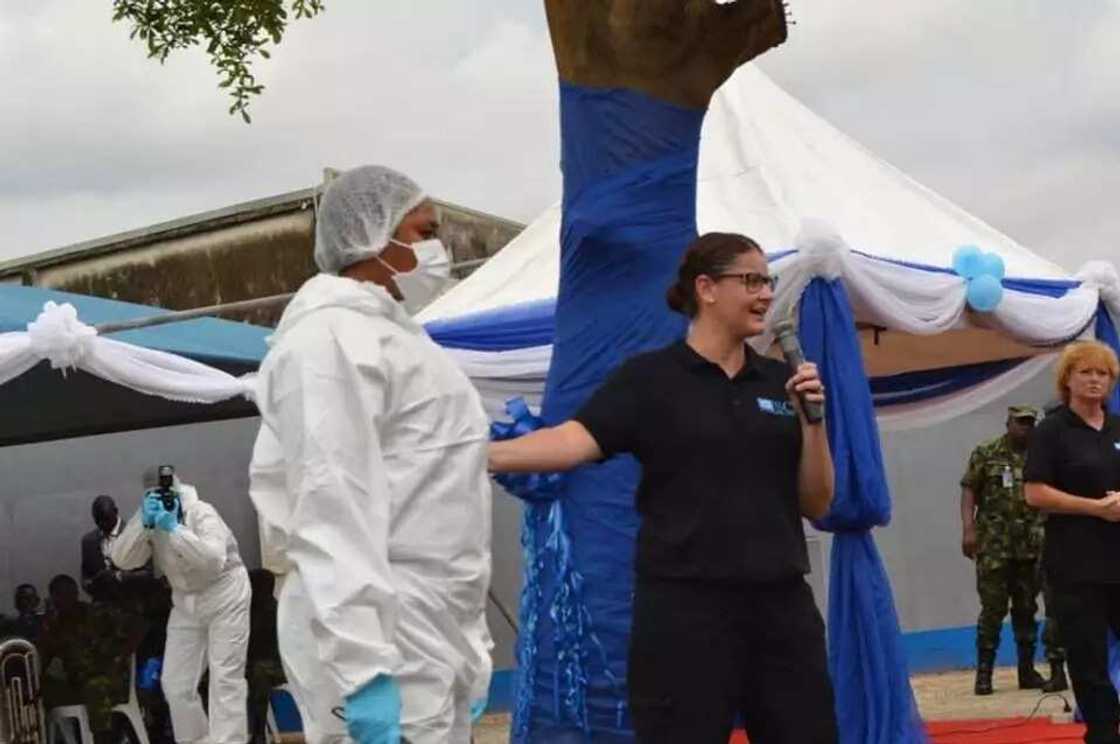 Hukumar sojin sama ta bude katafaren dakin binciken laifuka na kimiyya, hotuna Hukumar sojin sama ta bude katafaren dakin binciken laifuka na kimiyya, hotuna