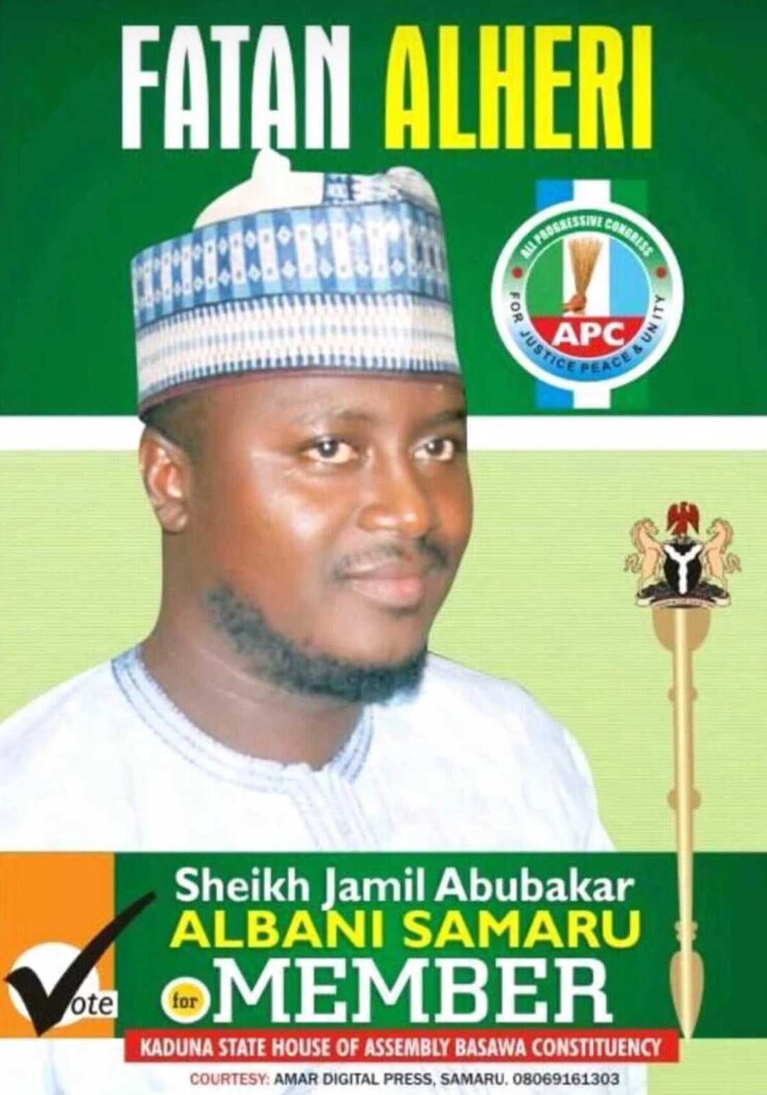 Malam Jamilu Albani zai yi takarar Majalisar dokokin Zaria Malam Jamilu Albani zai yi takarar Majalisar dokokin Zaria
