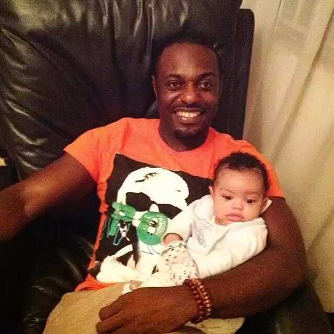 Jim Iyke and son Jim Iyke and son