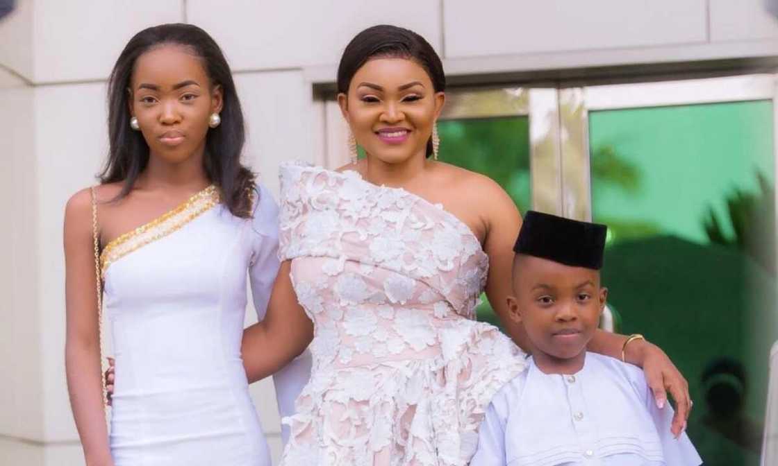 Mercy Aigbe daughter and son Mercy Aigbe daughter and son