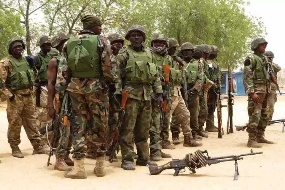 Nigerian soldiers beg President Buhari to do THIS Nigerian soldiers beg President Buhari to do THIS