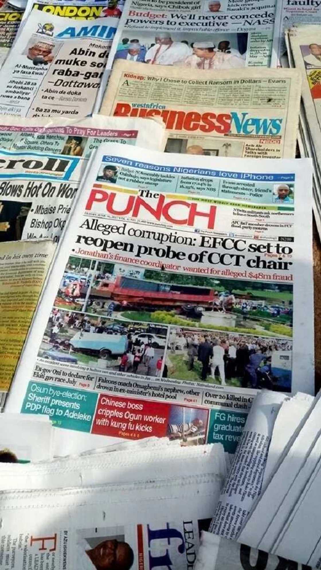 News paper review: Saraki, Dogara attack Osinbajo's, says Acting President's remarks are faulty News paper review: Saraki, Dogara attack Osinbajo's, says Acting President's remarks are faulty