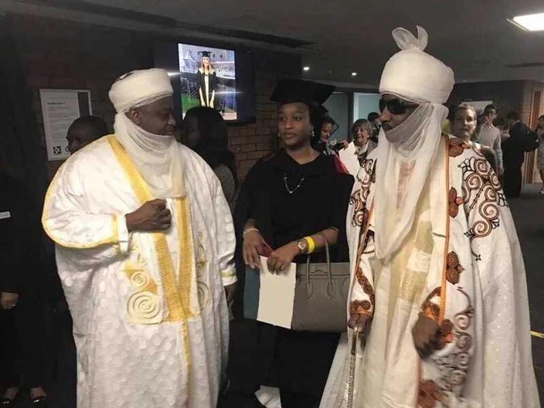 Hotuna: Diyar Sarkin musulmi Sa'ad Abubakar II ta kamalla digiri a Ingila