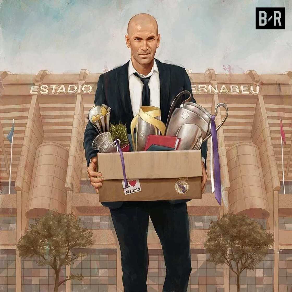Zinedine Zidane leaves Real Madrid Zinedine Zidane leaves Real Madrid