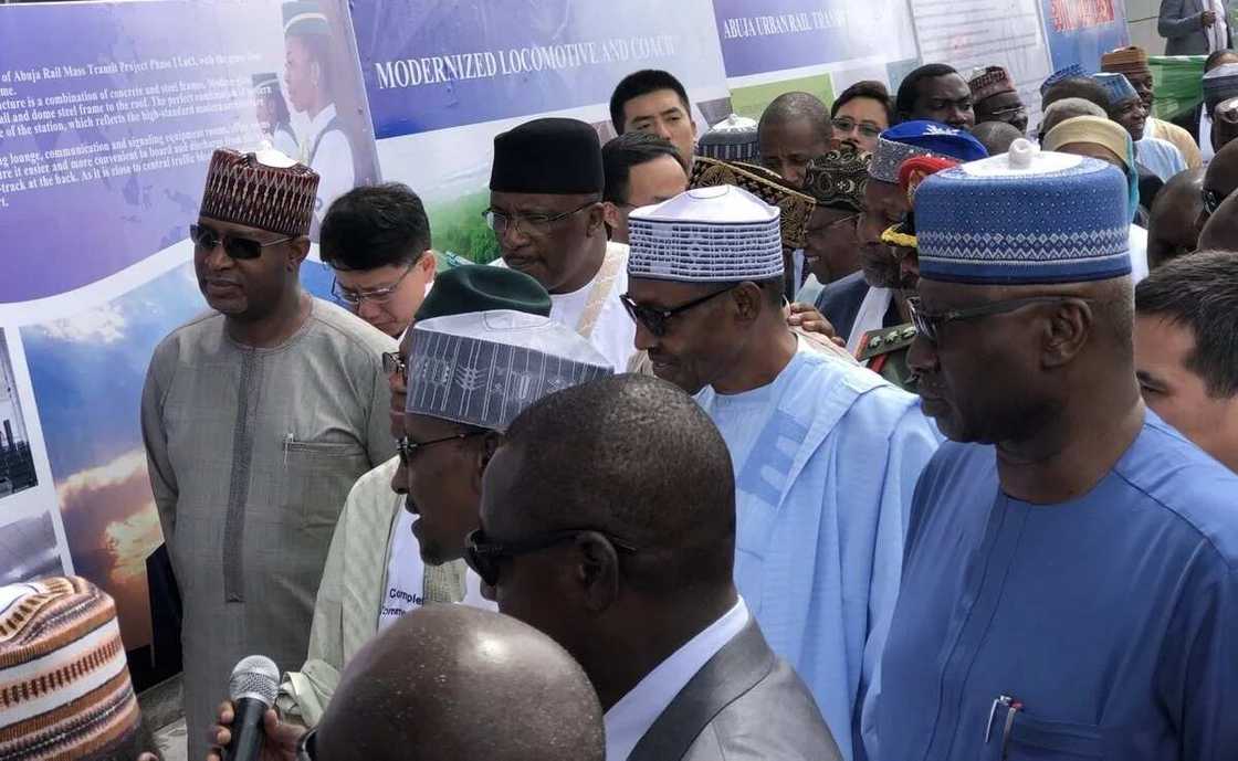 Breaking: President Buhari set to commission Abuja light railway project (photos)