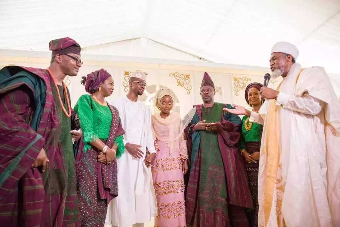 More beautiful photos from grand wedding of Governor Amosun's daughter and Abike Dabiri's son