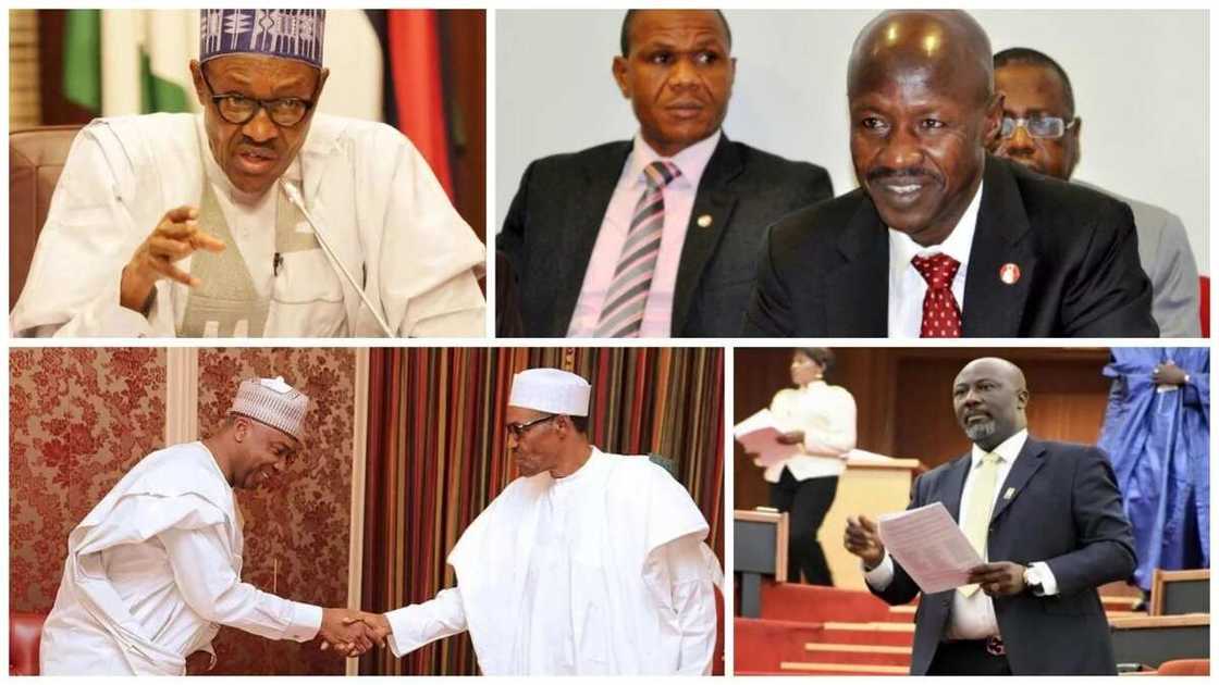 Dino Melaye tells Buhari he cannot nominate Magu again Dino Melaye tells Buhari he cannot nominate Magu again