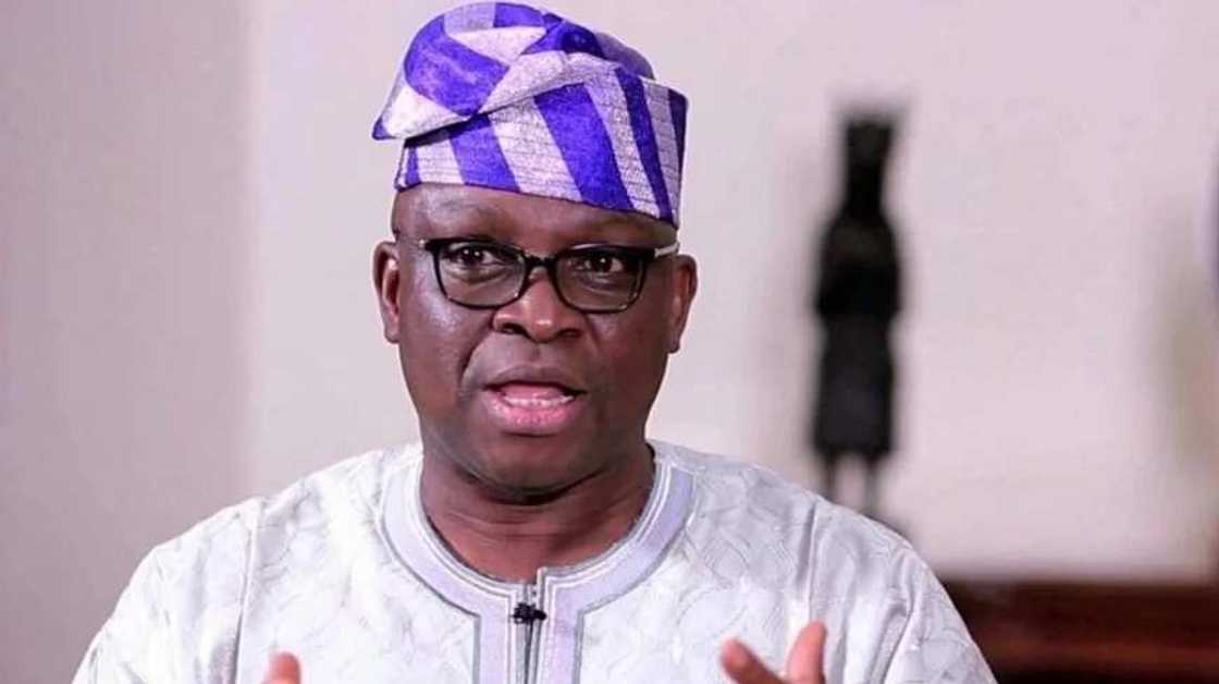 Fayose warns Ghanaians against ahead of country's election Fayose warns Ghanaians against ahead of country's election