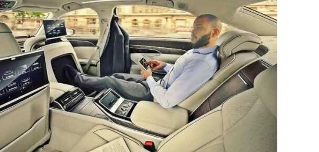 2016 Mr Ideal Nigeria, Prince Ehirim, photoshops himself into the 2018 Audi A8 to deceive his unsuspecting followers (photos) 2016 Mr Ideal Nigeria, Prince Ehirim, photoshops himself into the 2018 Audi A8 to deceive his unsuspecting followers (photos)