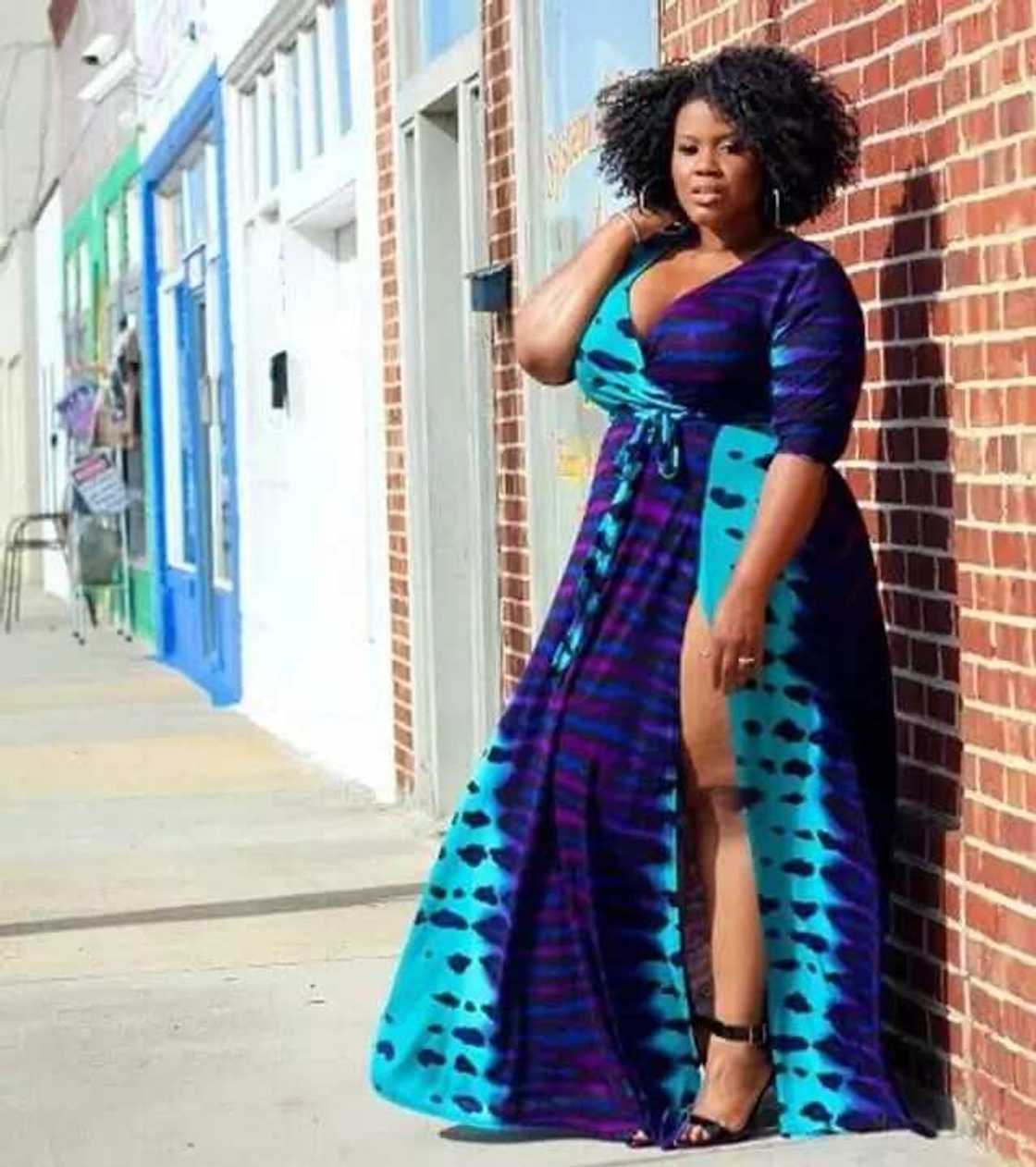 Ankara dresses for plus size ladies Legit.ng