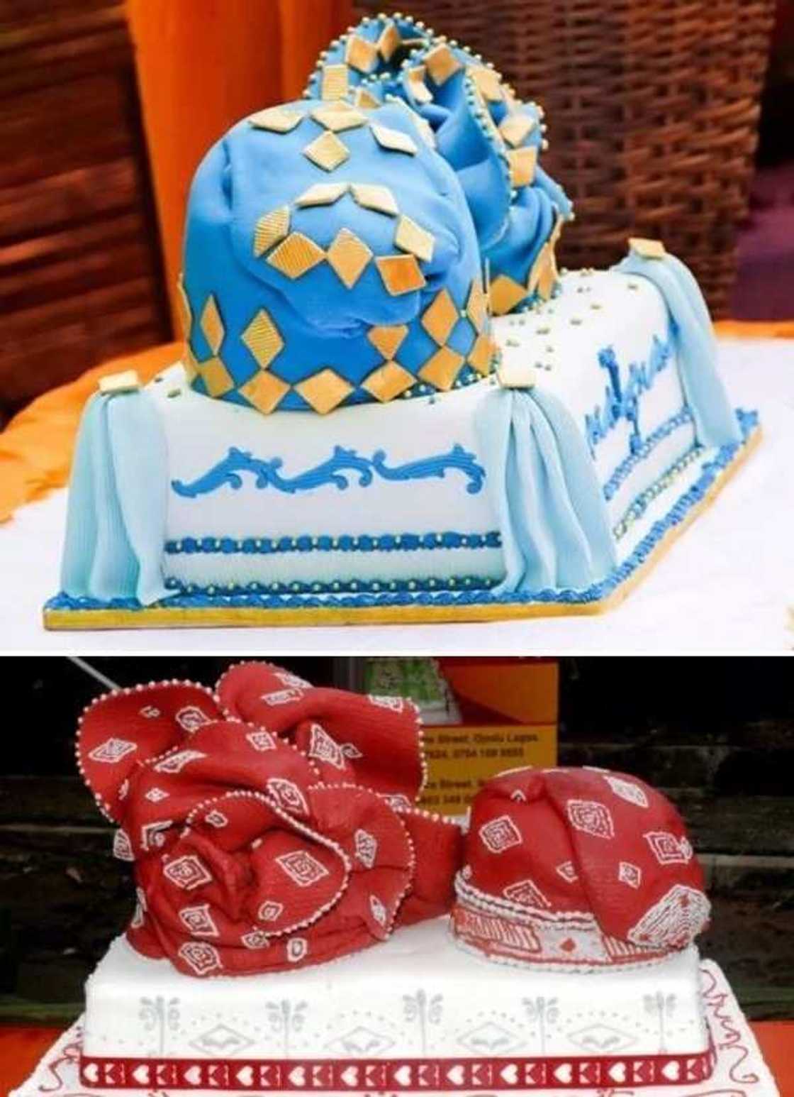 Yoruba traditional wedding cakes