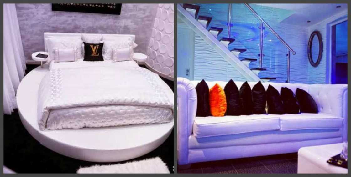 Inside Ay Makun house Inside Ay Makun house