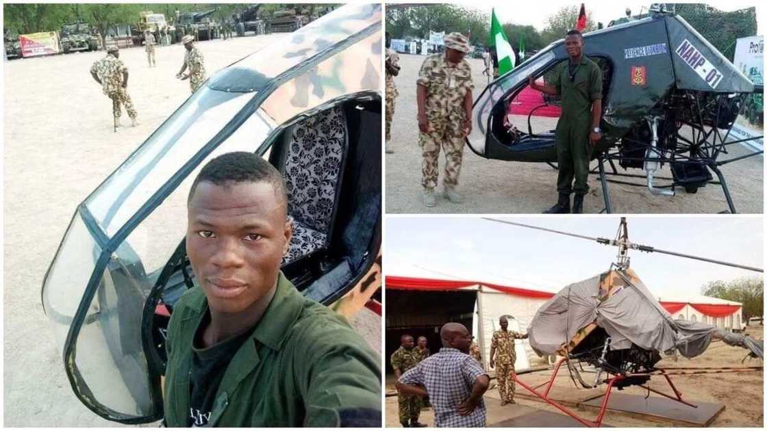 Fasahar kirkira: Wani matashi daga Arewa ya kerawa sojin Najeriya jirgin yaki Fasahar kirkira: Wani matashi daga Arewa ya kerawa sojin Najeriya jirgin yaki