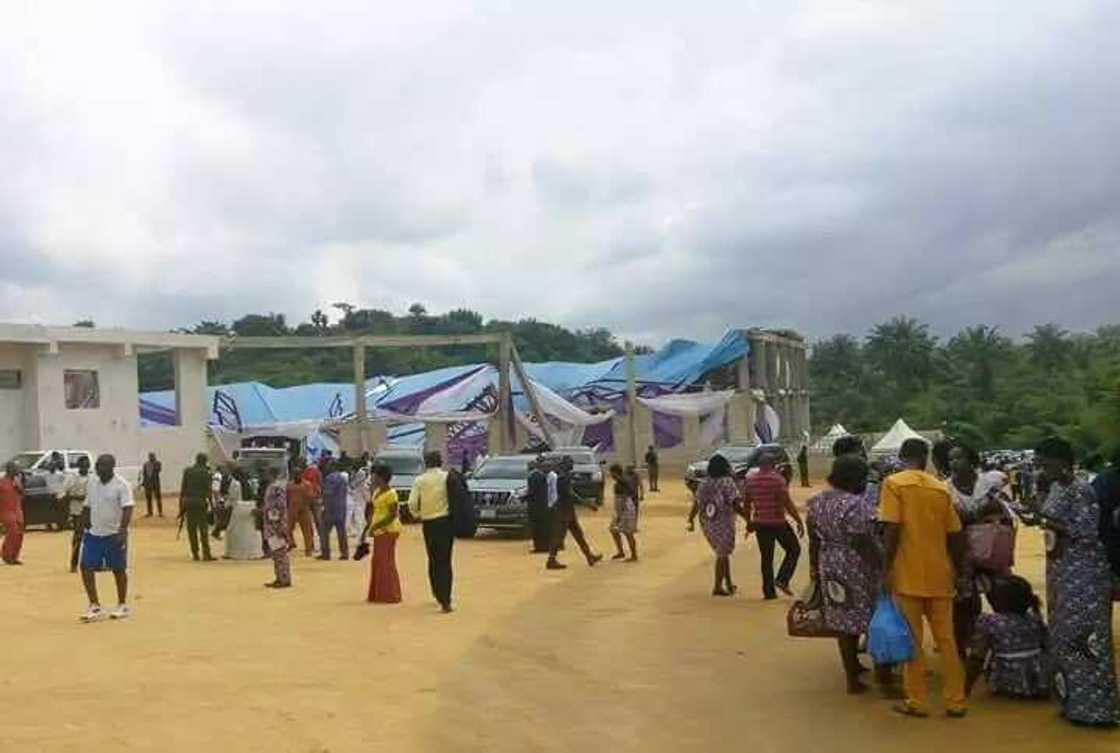 Family members of the affected, look on in dismay Family members of the affected, look on in dismay