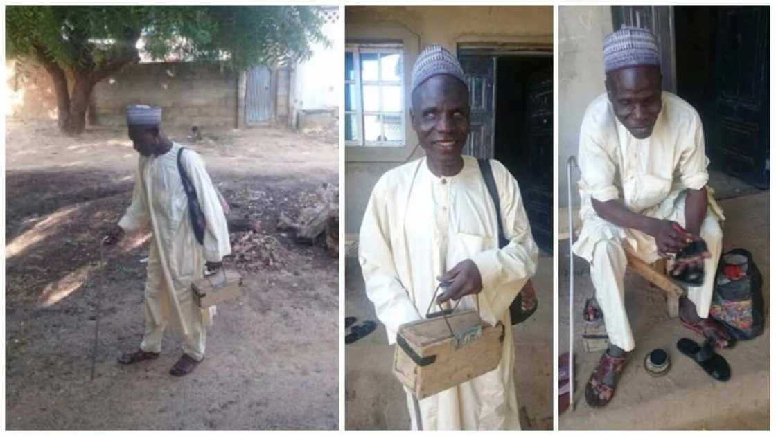 Meet Musa, a blind man who works a shoe repairer Meet Musa, a blind man who works a shoe repairer