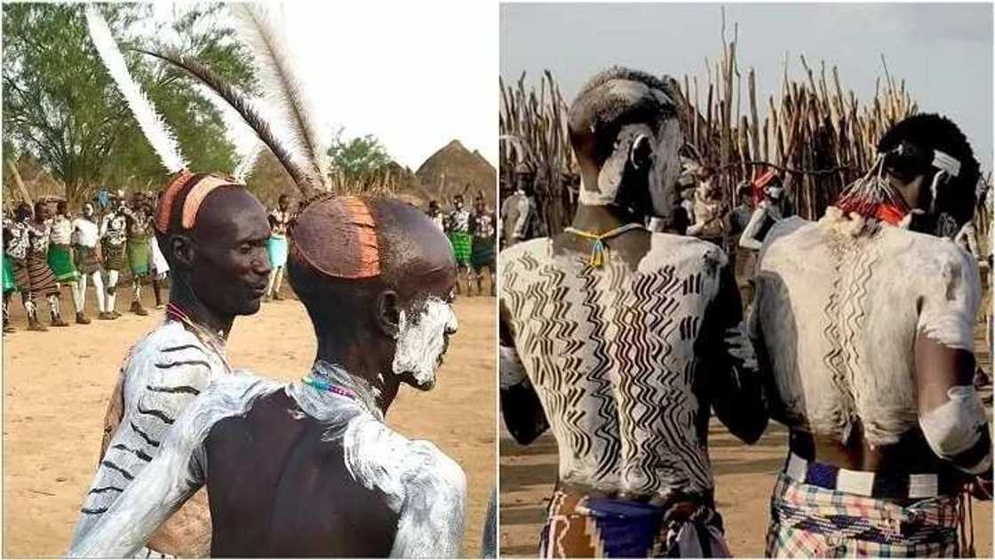 Allah ɗaya gari banban: kalli yadda ýan matan wata ƙabila a ƙasar Habasha ke yin kwalliya Allah ɗaya gari banban: kalli yadda ýan matan wata ƙabila a ƙasar Habasha ke yin kwalliya